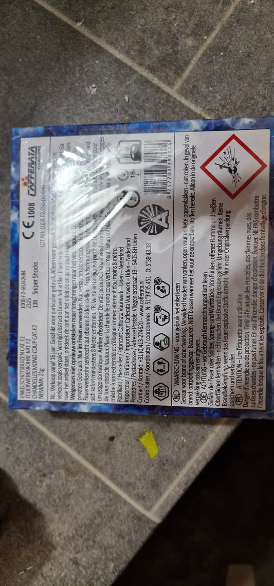 Vuurwerk Cafferata Sniper Shocks