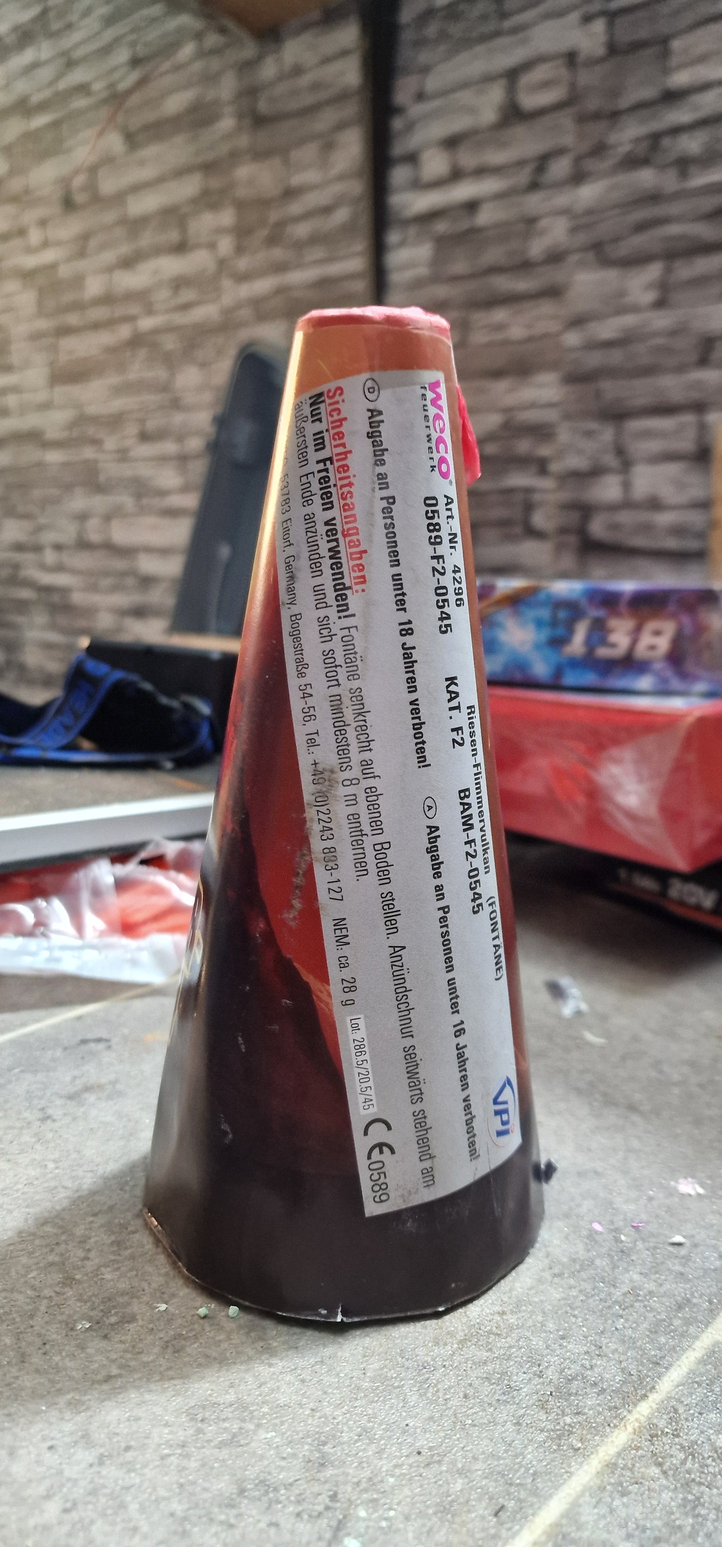 WECO Riesenflimmer Vulkan