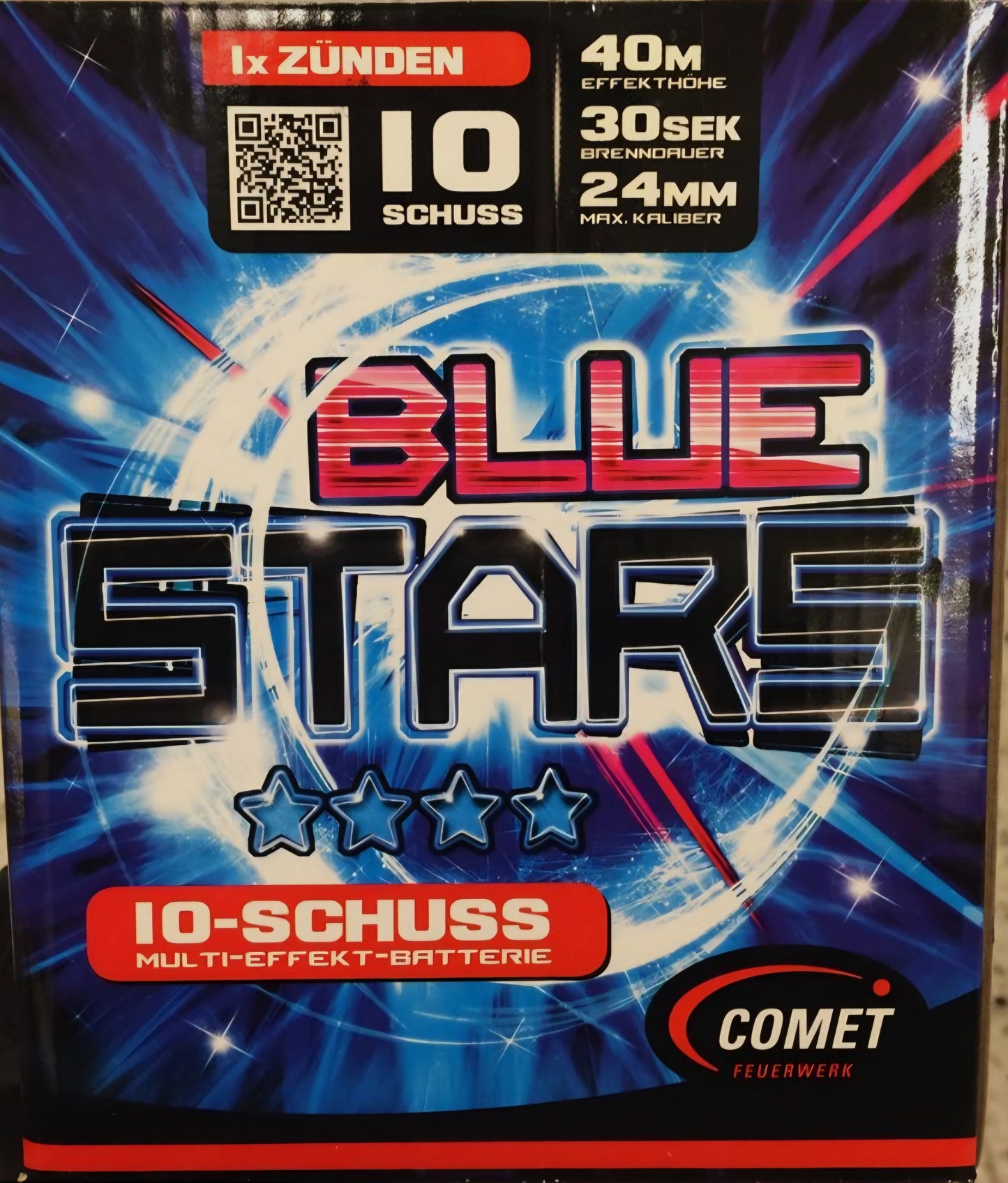 Comet Blue Stars